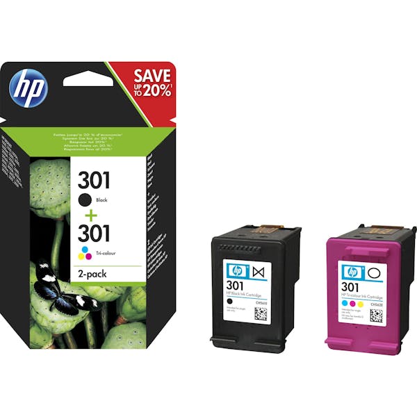 HP Druckkopf mit Tinte 301 schwarz/dreifarbig Kombipack (CR340EE / N9J72AE)_Image_0