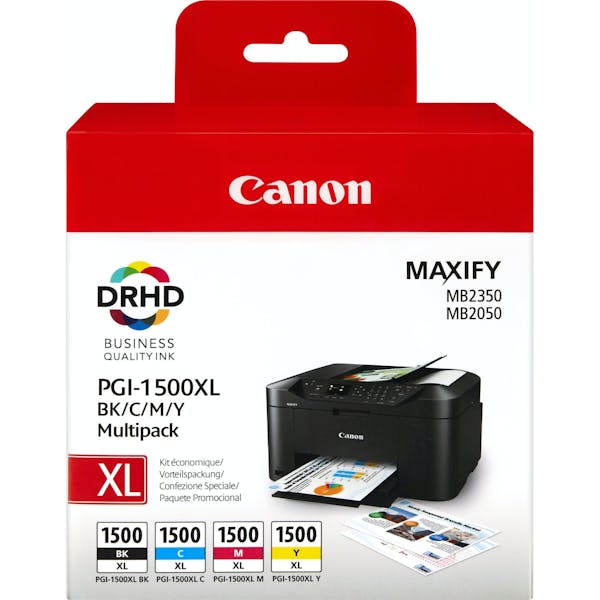Canon Tinte PGI-1500XL BK/C/M/Y Multipack (9182B004)_Image_0