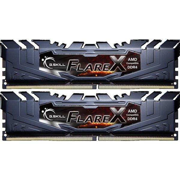 G.Skill Flare X schwarz DIMM Kit 16GB, DDR4-2400, CL15-15-15-39 (F4-2400C15D-16GFX)_Image_0