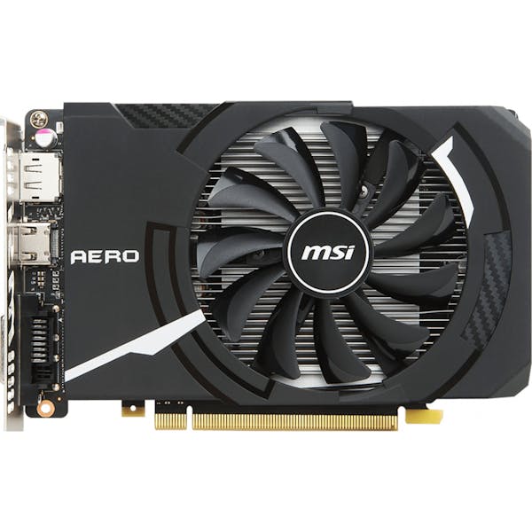 MSI GeForce GTX 1050 Ti Aero ITX 4G OCV1, 4GB GDDR5, DVI, HDMI, DP (V809-2606R)_Image_1