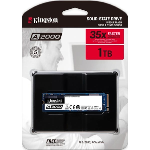 Kingston A2000 NVMe PCIe SSD 1TB, M.2 (SA2000M8/1000G)_Image_2