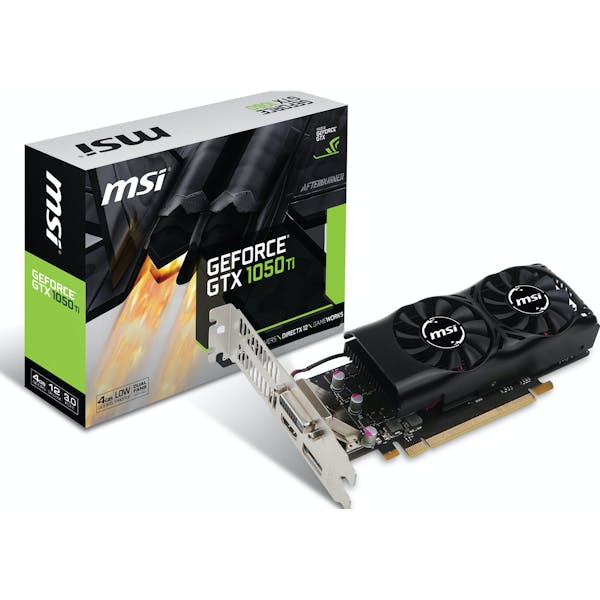 MSI GeForce GTX 1050 Ti 4GT LP, 4GB GDDR5, DVI, HDMI, DP (V809-2404R)_Image_3