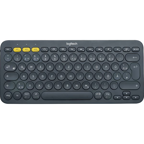 Logitech K380 Multi-Device Bluetooth Keyboard schwarz, DE (920-007566)_Image_0
