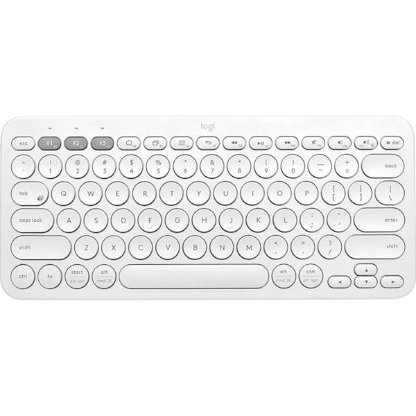 Logitech K380 Multi-Device Bluetooth Keyboard weiß, DE (920-009584)_Image_0