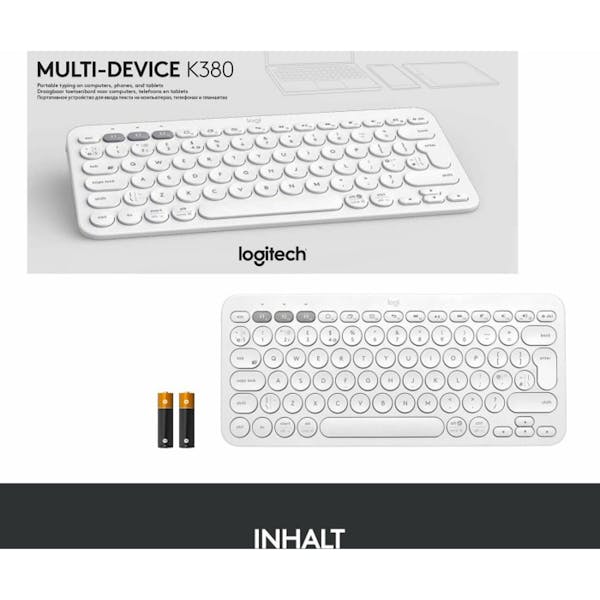 Logitech K380 Multi-Device Bluetooth Keyboard weiß, DE (920-009584)_Image_5