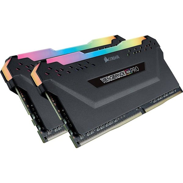 Corsair Vengeance RGB PRO schwarz DIMM Kit 16GB, DDR4-3600, CL18-22-22-42 (CMW16GX4M2Z3600C18)_Image_3