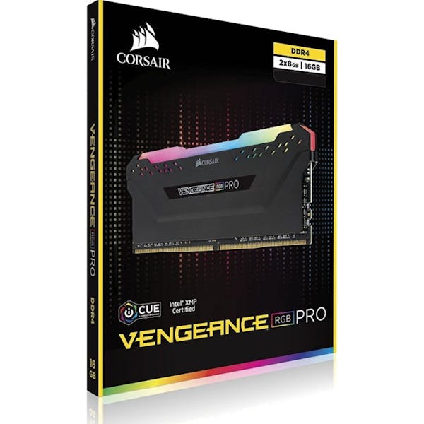 Corsair Vengeance RGB PRO schwarz DIMM Kit 16GB, DDR4-3600, CL18-22-22-42 (CMW16GX4M2Z3600C18)_Image_5