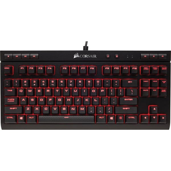 Corsair Gaming K63, LEDs rot, MX RED, USB, DE (CH-9115020-DE)_Image_0