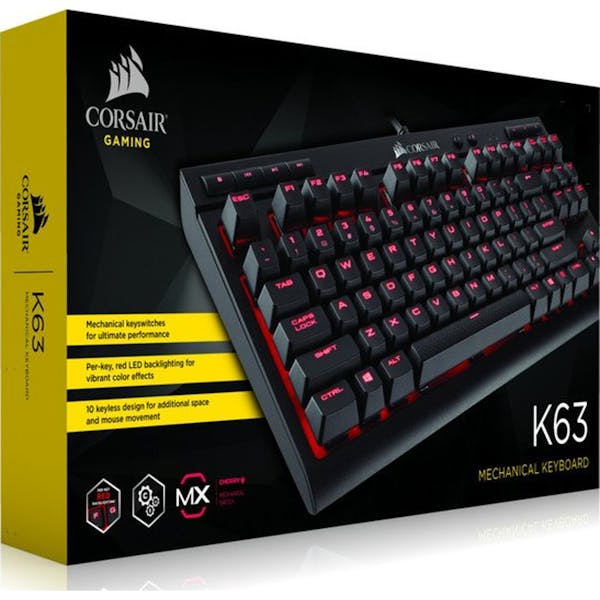 Corsair Gaming K63, LEDs rot, MX RED, USB, DE (CH-9115020-DE)_Image_6