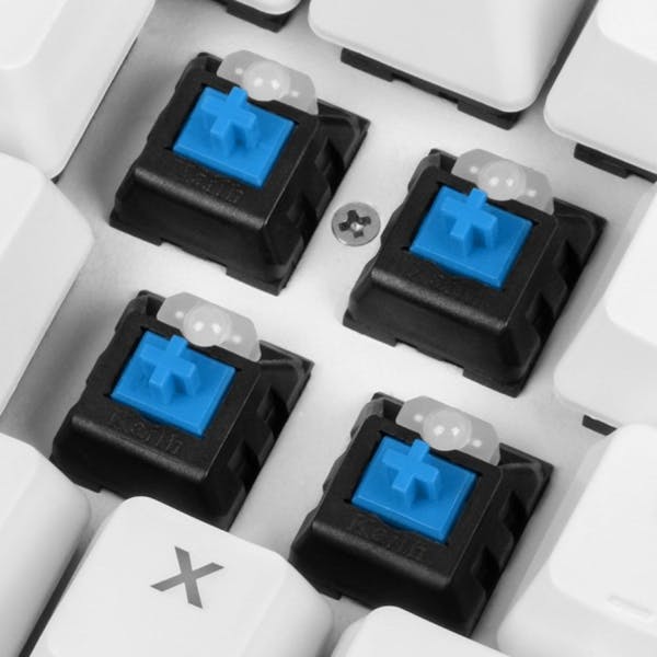 Sharkoon Skiller SGK3 White, LEDs RGB, Kailh BLUE, USB, DE (4044951032150)_Image_3