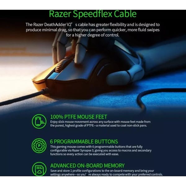 Razer DeathAdder V2 Mini, USB (RZ01-03340100-R3U1)_Image_9