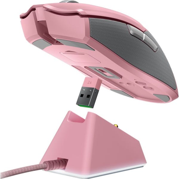 Razer Viper Ultimate mit Ladestation, Quartz pink, USB (RZ01-03050300-R3M1)_Image_2
