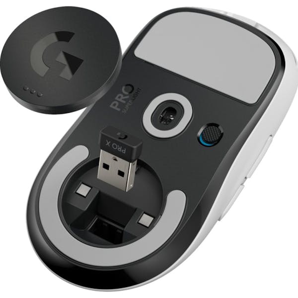 Logitech G Pro X Superlight Wireless Gaming Mouse weiß, USB (910-005940 / 910-005942 / 910-005943)_Image_6
