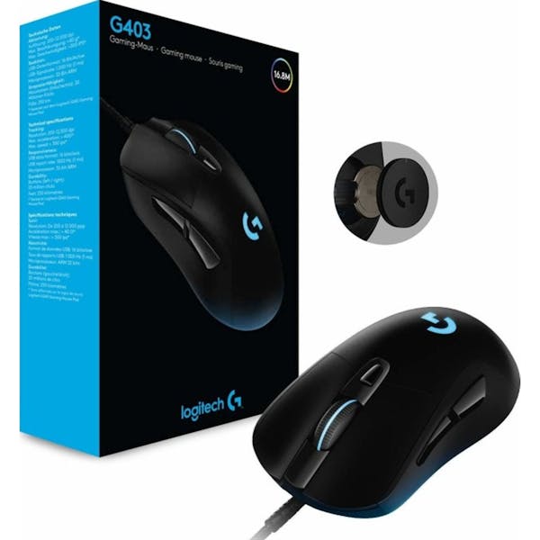 Logitech G403 Hero Gaming Mouse, USB (910-005632/910-005633)_Image_6