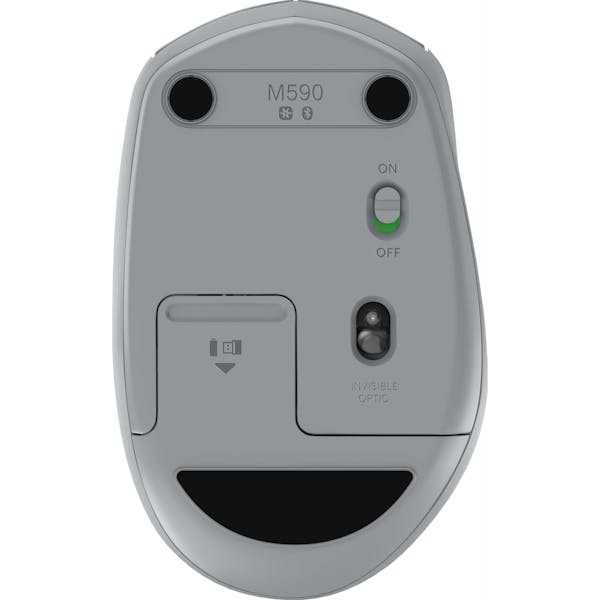 Logitech M590 Multi-Device Silent, grau, USB/Bluetooth (910-005198)_Image_1