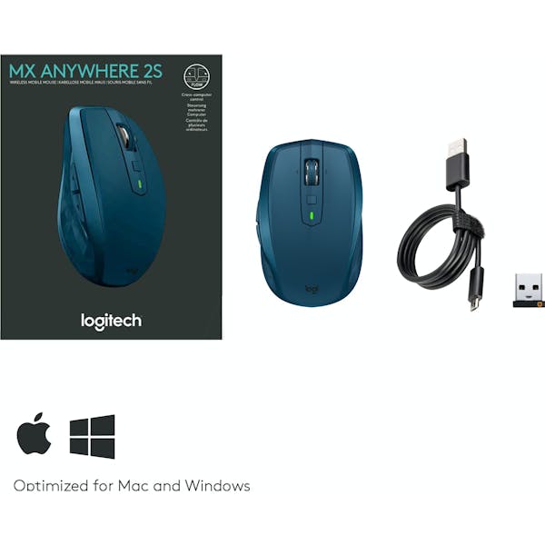 Logitech MX Anywhere 2S Midnight Teal, blaugrün, USB/Bluetooth (910-005154)_Image_6