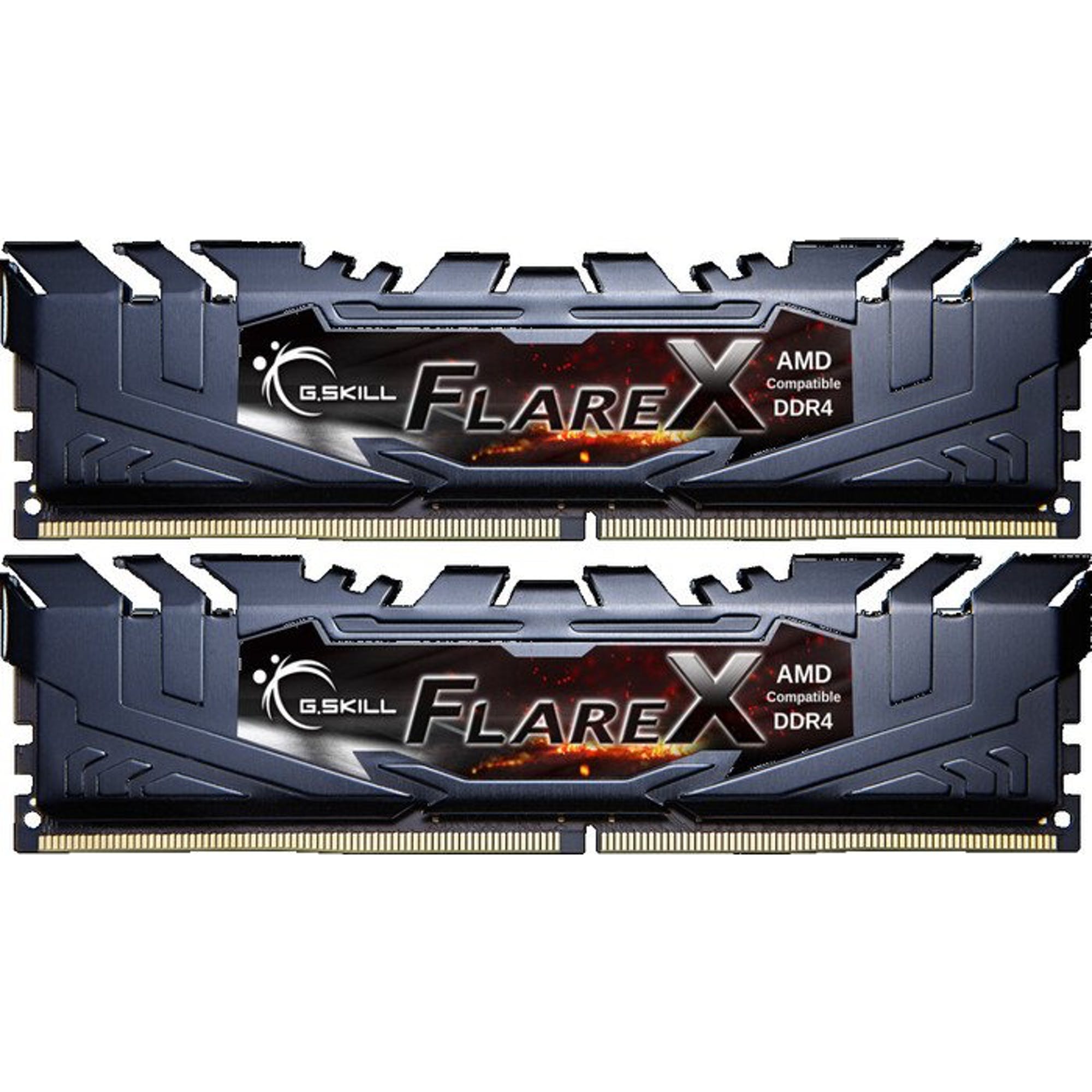 G Skill Flare X Schwarz Dimm Kit 16gb Ddr4 3200 G.Skill Flare X Schwarz DIMM Kit 16GB, DDR4-3200, CL14-14-14-34 (F4