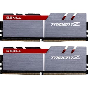 G.Skill Trident Z silber/rot DIMM Kit 16GB, DDR4-3200, CL16-18-18-38 (F4-3200C16D-16GTZB)_Image_0