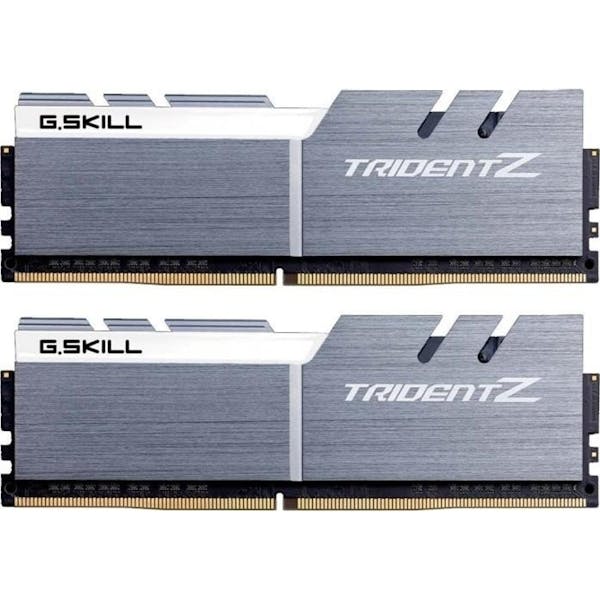 G.Skill Trident Z silber/weiß DIMM Kit 16GB, DDR4-3200, CL14-14-14-34 (F4-3200C14D-16GTZSW)_Image_0