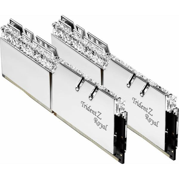 G.Skill Trident Z Royal silber DIMM Kit 16GB, DDR4-4600, CL19-26-26-46 (F4-4600C19D-16GTRSE)_Image_1