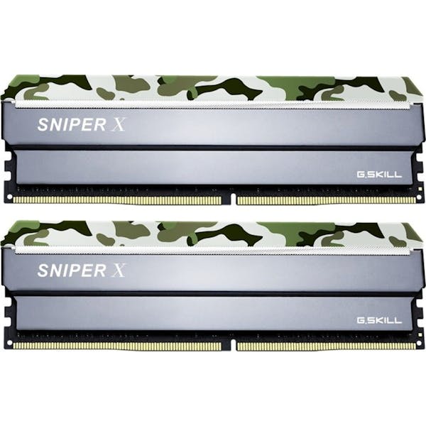 G.Skill SniperX Classic Camouflage DIMM Kit 32GB, DDR4-2400, CL17-17-17-39 (F4-2400C17D-32GSXF)_Image_0