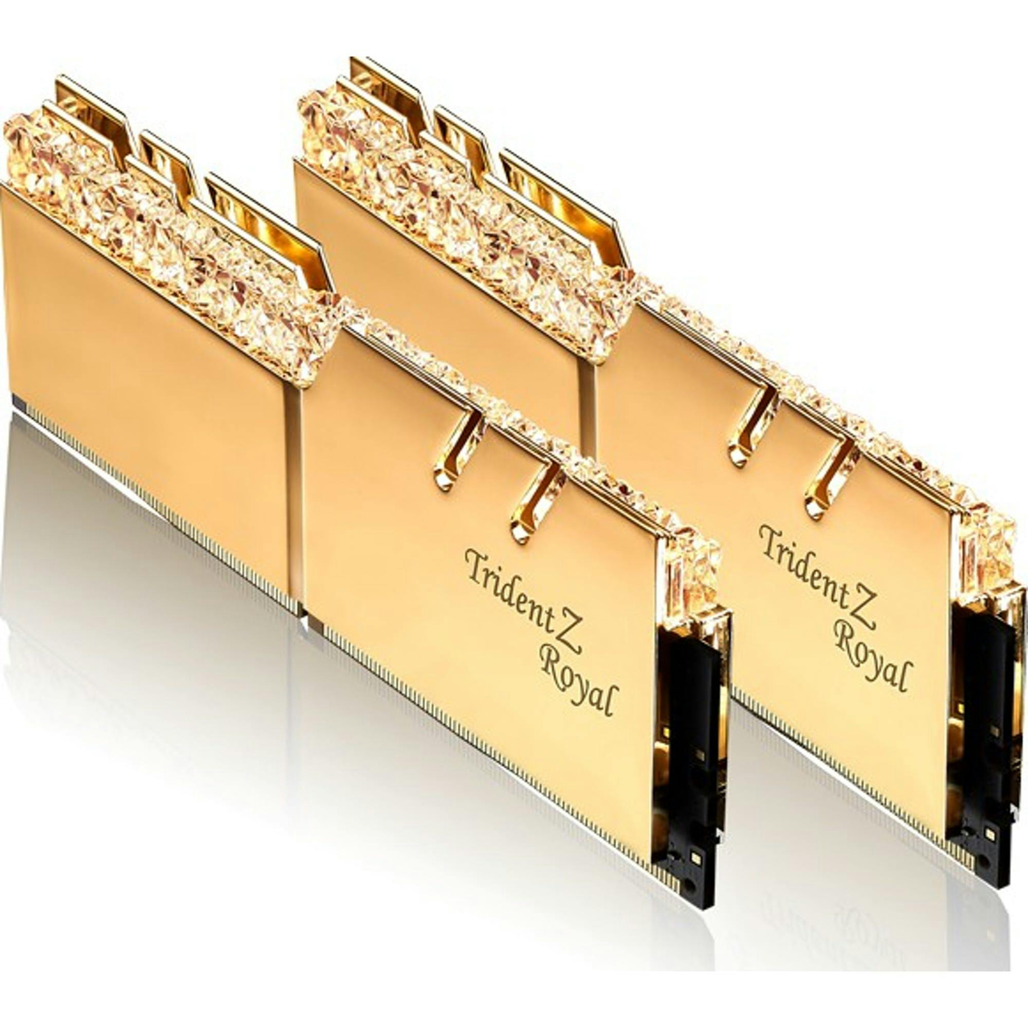 G.Skill Trident Z Royal gold DIMM Kit 16GB, DDR4-3000, CL16-18-18-38 (F4-3000C16D-16GTRG)_Image_1