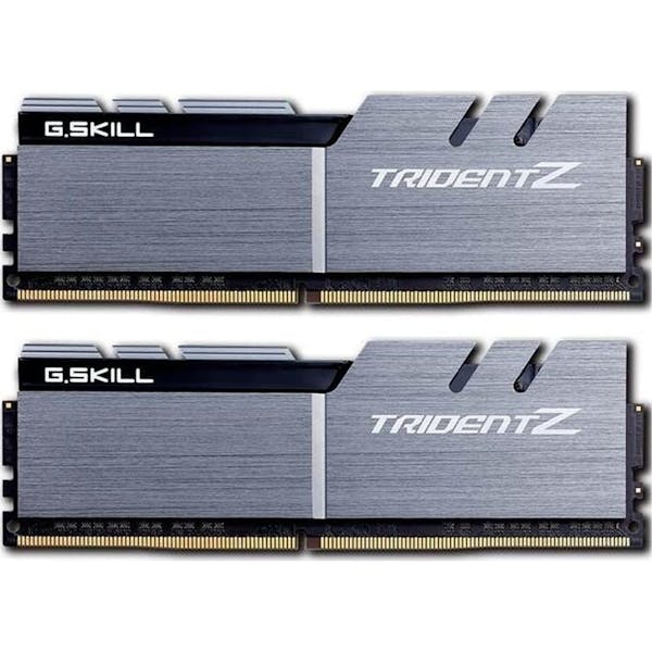 G.Skill Trident Z silber/schwarz DIMM Kit 16GB, DDR4-3200, CL14-14-14-34 (F4-3200C14D-16GTZSK)_Image_0