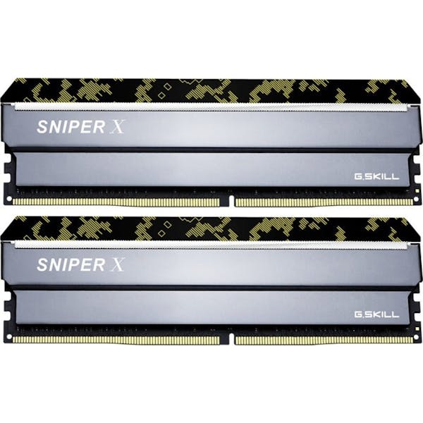 G.Skill SniperX Digital Camouflage DIMM Kit 32GB, DDR4-3200, CL16-18-18-38 (F4-3200C16D-32GSXKB)_Image_0