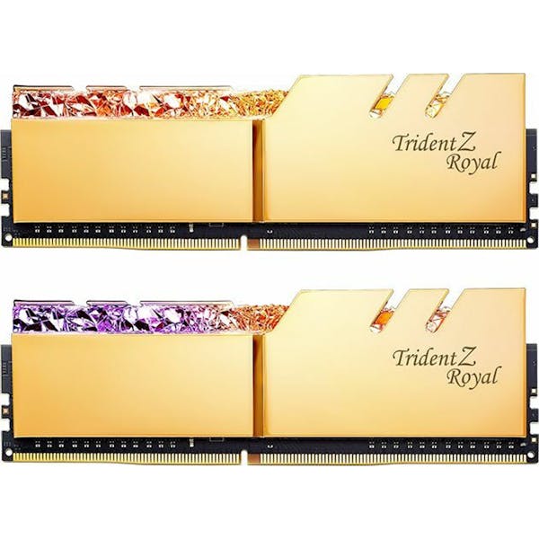 G.Skill Trident Z Royal gold DIMM Kit 16GB, DDR4-3200, CL16-18-18-38 (F4-3200C16D-16GTRG)_Image_0