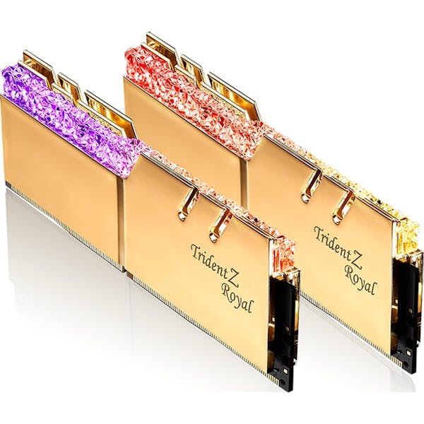 G.Skill Trident Z Royal gold DIMM Kit 16GB, DDR4-3200, CL16-18-18-38 (F4-3200C16D-16GTRG)_Image_2