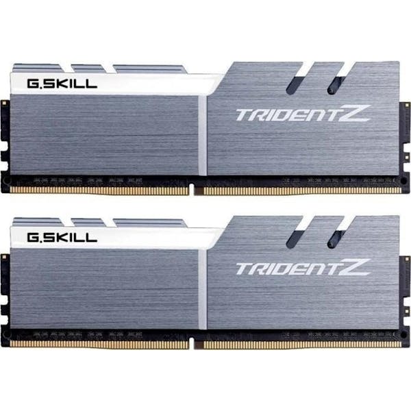 G.Skill Trident Z silber/weiß DIMM Kit 16GB, DDR4-4133, CL19-19-19-39 (F4-4133C19D-16GTZSWC)_Image_0