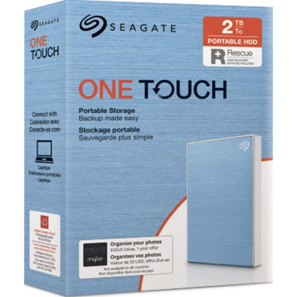 Seagate One Touch Portable HDD Light Blue +Rescue 2TB, USB 3.0 Micro-B (STKB2000402)_Image_4