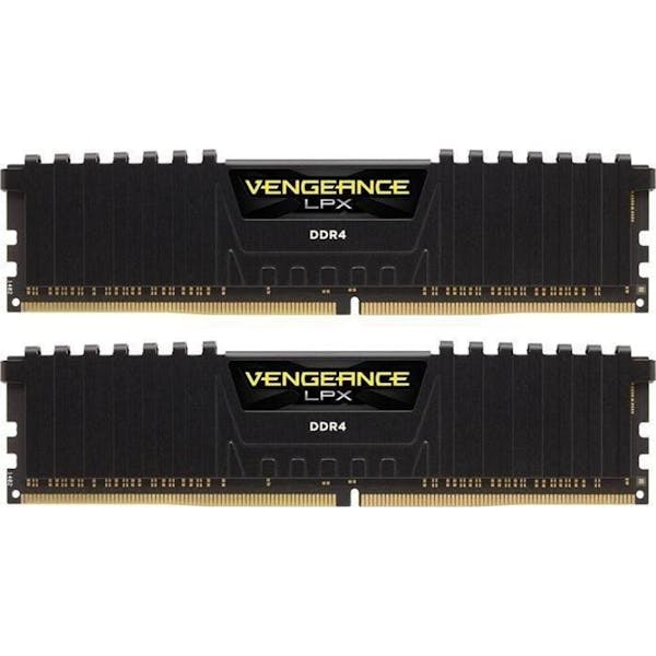Corsair Vengeance LPX schwarz DIMM Kit 16GB, DDR4-3200, CL16-20-20-38 (CMK16GX4M2E3200C16)_Image_0