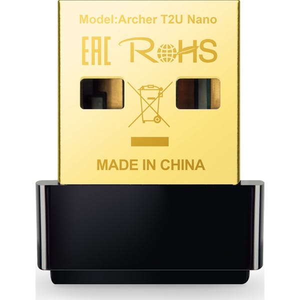 TP-Link AC600 Nano DualBand, 2.4GHz/5GHz WLAN, USB-A 2.0 [Stecker] (Archer T2U Nano)_Image_0
