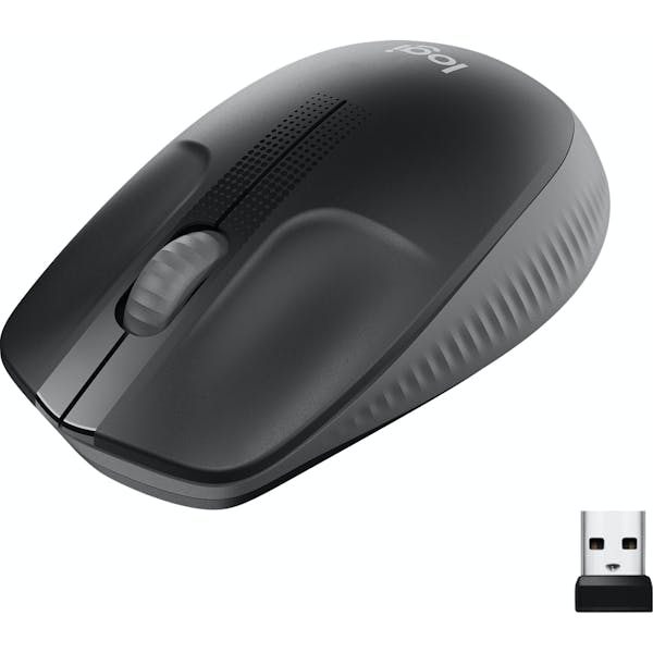 Logitech M190 Full-Size Wireless Mouse dunkelgrau, USB (910-005905)_Image_0