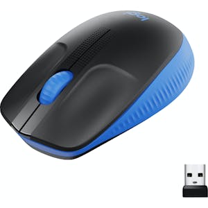 Logitech M190 Full-Size Wireless Mouse blau, USB (910-005907)_Image_0