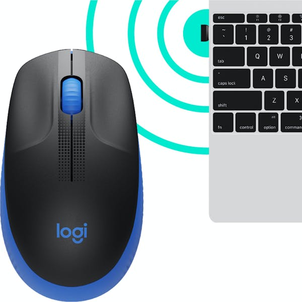 Logitech M190 Full-Size Wireless Mouse blau, USB (910-005907)_Image_3