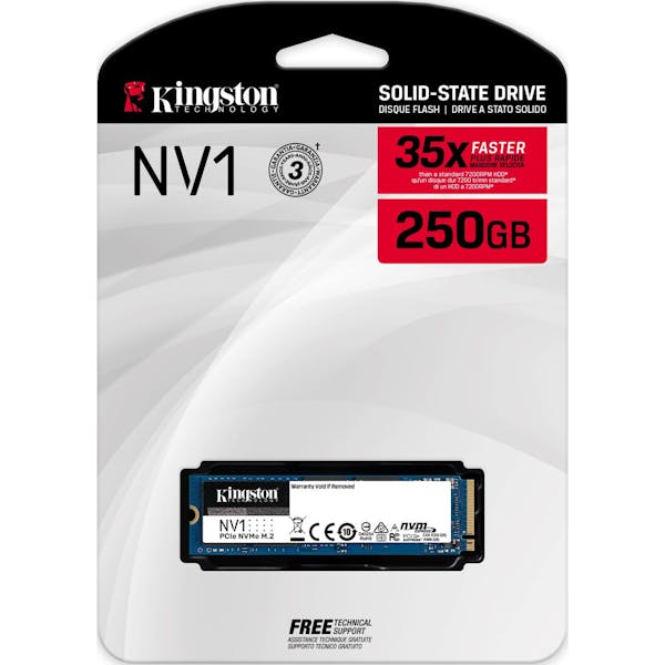 Kingston NV1 NVMe PCIe SSD 250GB, M.2 (SNVS/250G)_Image_2
