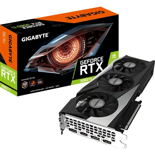 GIGABYTE GeForce RTX 3060 Ti Gaming OC 8G (Rev. 2.0) (LHR), 8GB GDDR6, 2x HDMI, 2x DP (GV-N306TGAMING OC-8GD 2.0)_Image_0