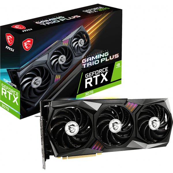 MSI GeForce RTX 3070 Gaming Trio Plus 8G LHR, 8GB GDDR6, HDMI, 3x DP (V390-403R)_Image_0
