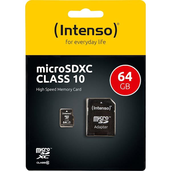 Intenso R20/W12 microSDXC 64GB Kit, Class 10 (3413490)_Image_1