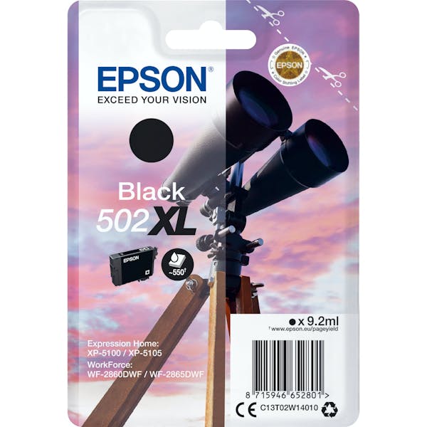 Epson Tinte 502XL schwarz (C13T02W14010)_Image_0