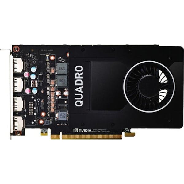 PNY Quadro P2000, 5GB GDDR5, 4x DP, bulk (VCQP2000-BLK)_Image_3