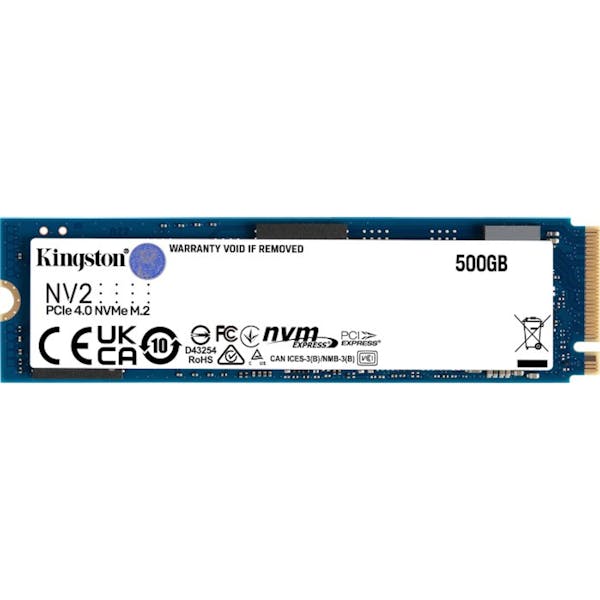 Kingston NV2 NVMe PCIe 4.0 SSD 500GB, M.2 (SNV2S/500G)_Image_0