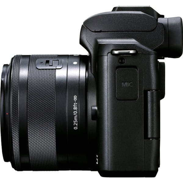 Canon EOS M50 Mark II schwarz mit Objektiv EF-M 15-45mm 3.5-6.3 IS STM (4728C007)_Image_5