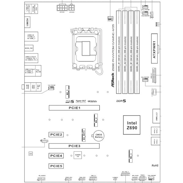 ASRock Z690 Phantom Gaming 4/D5 (90-MXBI60-A0UAYZ)_Image_6
