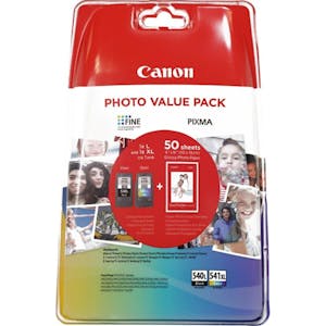 Canon Tinte PG-540 L/CL-541 XL schwarz/dreifarbig Photo Value Pack (5224B007)_Image_0