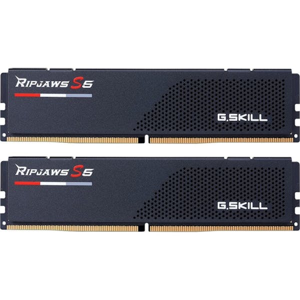 G.Skill Ripjaws S5 schwarz DIMM Kit 32GB, DDR5-6400, CL32-39-39-102, on-die ECC (F5-6400J3239G16GX2-RS5K)_Image_0