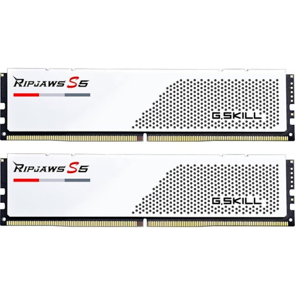 G.Skill Ripjaws S5 weiß DIMM Kit 64GB, DDR5-5200, CL36-36-36-83, on-die ECC (F5-5200J3636D32GX2-RS5W)_Image_0