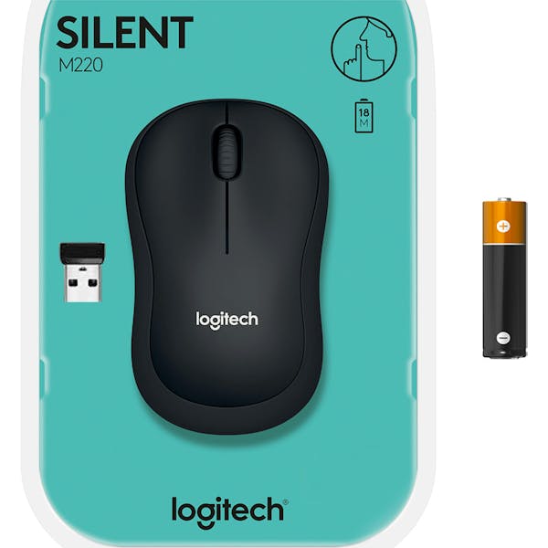 Logitech M220 Silent schwarz, USB (910-004877 / 910-004878)_Image_4